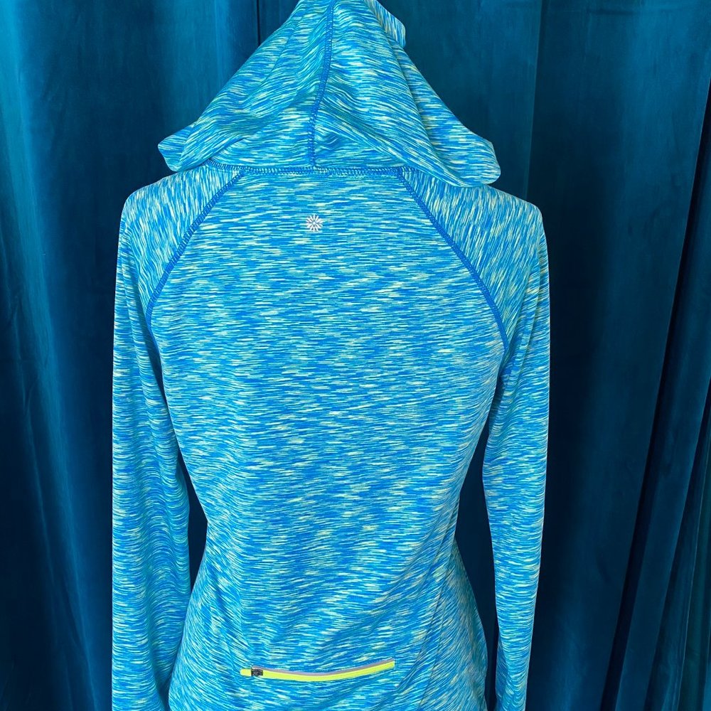 Tangerine Space Dye Pullover Hoodie Mint - Picture 12 of 13
